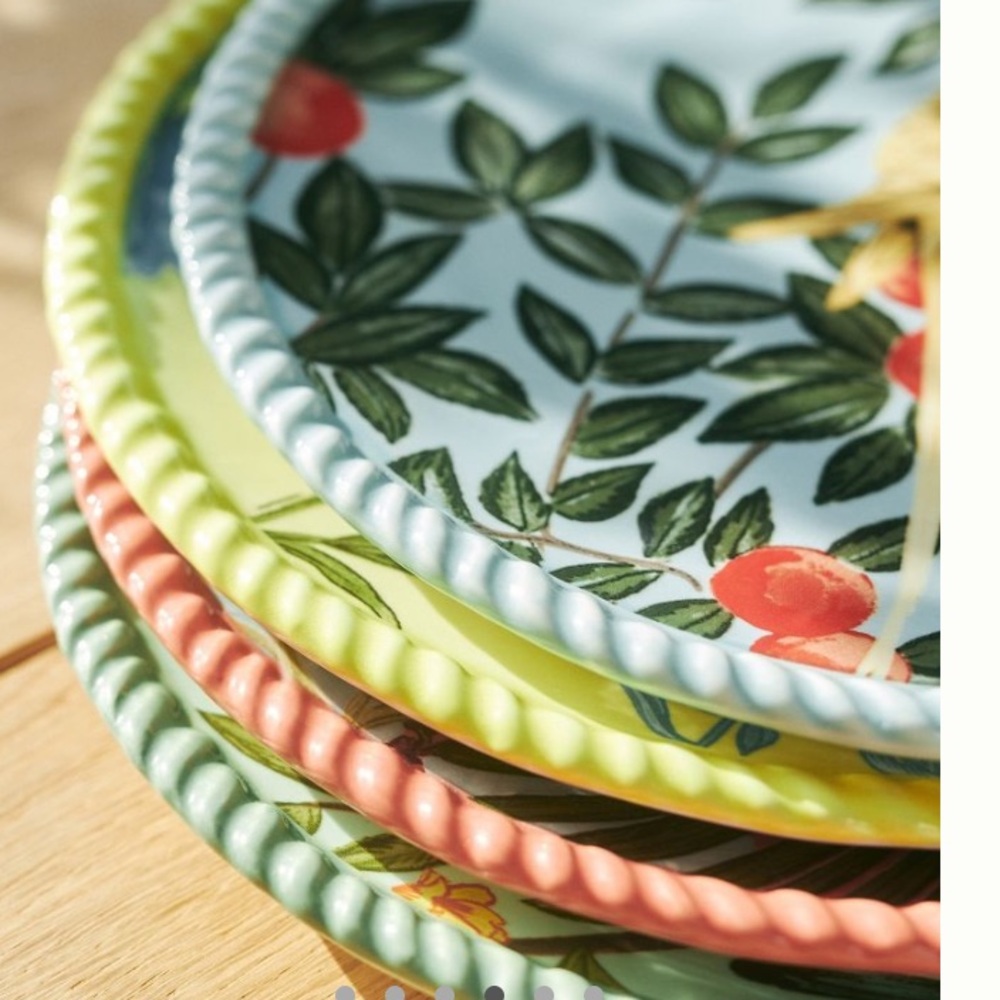 Anthropologie Pluma Dessert Plates NWT - Picture 4 of 11